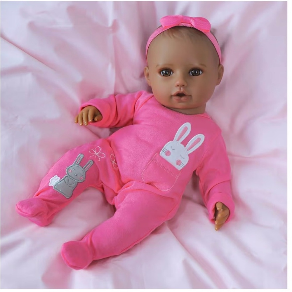 Pink Baby Doll with Bunny Outfit